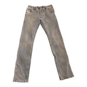 Diesel Boys Jeans Gray Wash Straight Leg Casual Youth Size 14Y
